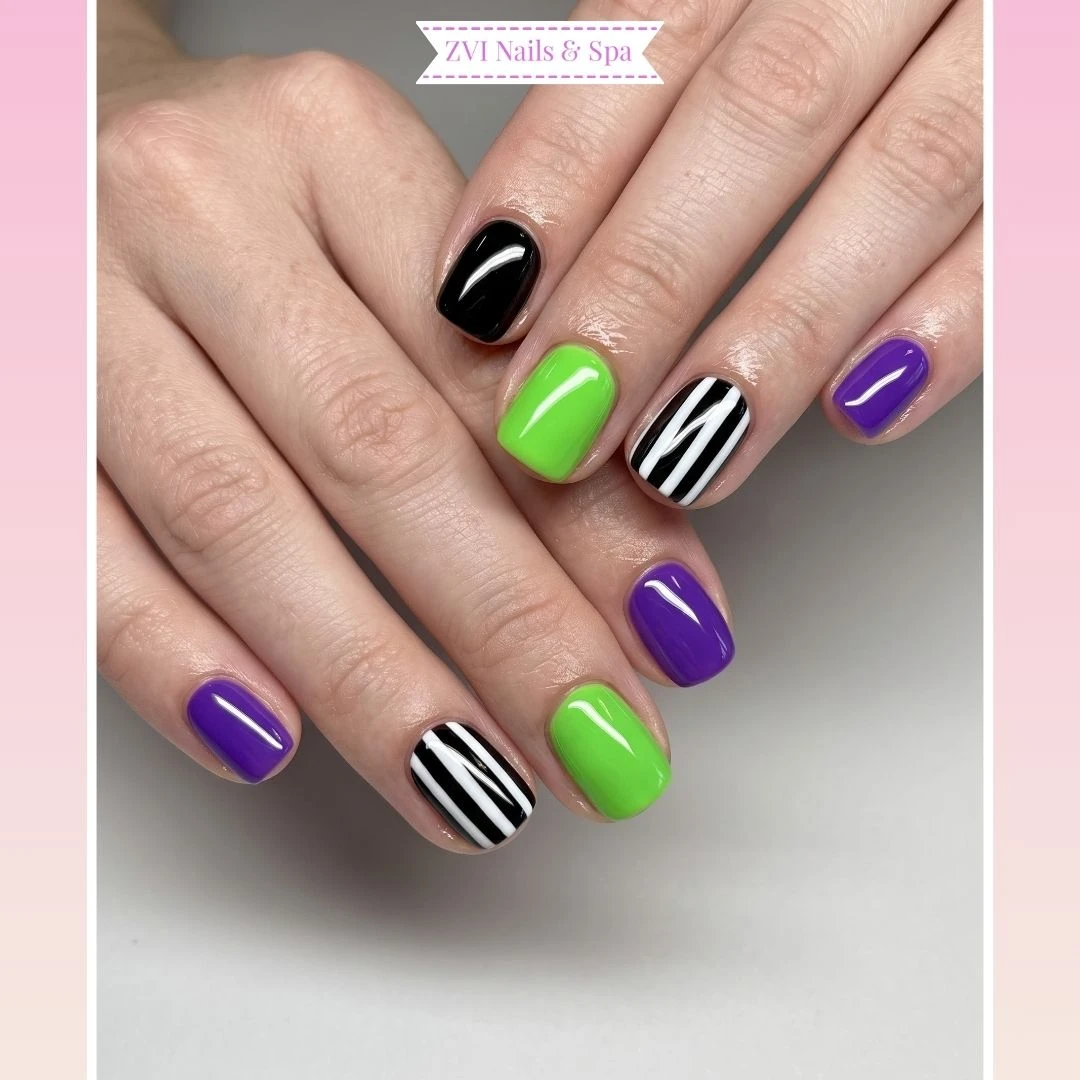 Ladies nails art